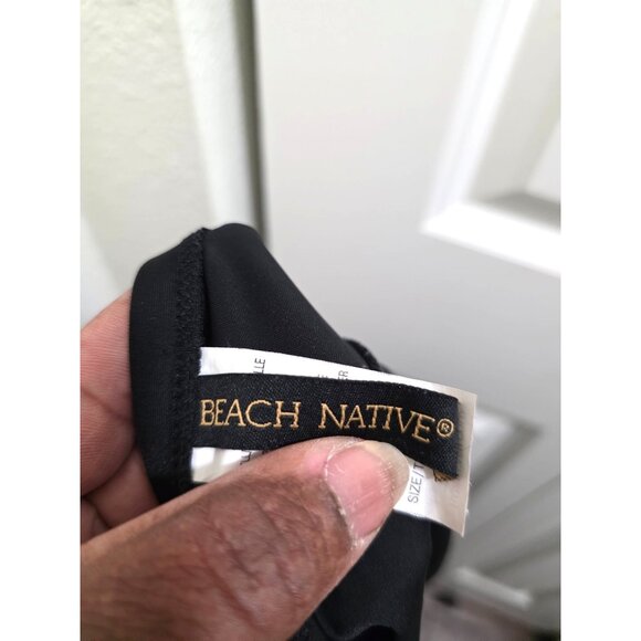 Beach Native Womens Black Swim Skirt With Built-In Shorts Size 22W Nylon/Spandex - Picture 5 of 6